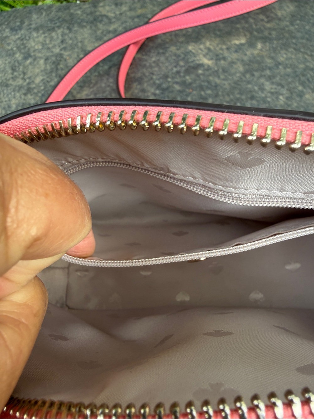 kate spade Pink Saffiano Dome Crossbody - Picture 12 of 16